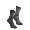 Turistické ponožky Salomon X Ultra Access Crew 2-Pack - excalibur/olive night