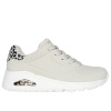 Skechers UNO Stand On Air Trainers Womens Beige/Leopard 7 (40)