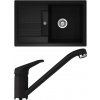 Set Schock S30-1 (dřez Lima D-100S Nero + baterie Cosmo Nero)