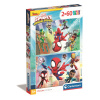 Clementoni - Puzzle 2x60 Spidey a jeho úžasní priatelia