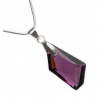Prívesok Swarovski elements De-Art 24 mm fialový AMETHYST