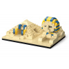 KOCO Stavebnica Pyramída so Sfingou 410 dielikov 11,5x8x5,5 cm