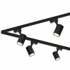Kolajnicové led svietidla - 1m X1M Carburetch Set 4x Rail GU10 LED žiarovka (1m X1M Carburetch Set 4x Rail GU10 LED žiarovka)