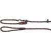 Flamingo Anti-Pull Leash Streetlife Dark Brown 170cm - nastaviteľné a upínacie vodítko pre psa