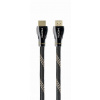 Gembird kábel HDMI Ultra High speed (M - M), 8K UHD, séria Premium, Ethernet, pozlátené konektory, 1 m CCBP-HDMI8K-1M