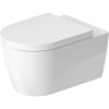 Závesné WC DURAVIT ME by Starck otvorený splachovací kruh biela D 2579092000