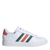 adidas Men's Grand Court 2.0 Low-Top Trainers White/Green/Pre 7.5 (41.3)
