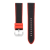 Remienok na hodinky PRIM Cycling 25 RJ.13244 (22 mm) - čiernočervený - RJ.13244.2220.9020.L1