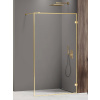 New Trendy Avexa Gold Shine stena sprchového kúta walk -in 90 cm zlatá lesklý/sklo priehľadné EXK-2160