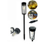 LED solárna záhradná lampa teplá biela 58cm