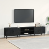 vidaXL TV skrinka čierna dub 180x31,5x40 cm kompozitné drevo 862818
