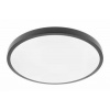 GTV Stropní svítidlo ATOL LED, O400mm, 4000K, 32W, 2560lm, AC220-240V, 50/60 Hz, PF>0,9, IP54, černá, 3r