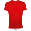 SOL´S REGENT FIT / Pánske vypasované tričko - red XL