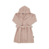 EKO Župan bavlnený s kapucňou a uškami Powder pink veľ. 80-85 65x30x5 ružová