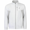 Pánske mikiny Prince Full Zip Warm-Up Jacket - white - Biely (S)