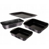 Berlingerhaus Pekáče a formy na pečenie s titanovým povrchom 4ks Metallic Line Carbon Pro Edition BH-7622