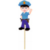 TOPPER NA TORTU K NARODENINÁM POLICAJT, POLÍCIA