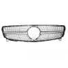Mercedes W176 2015-2018 - Predná maska ​​DIAMOND STYL strieborná s chrómom