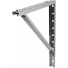 PRODMAX Konzola nerezového izolovaného trojplášťového (trojvrstvového) komína nastaviteľná 400-500 / 2ks - priemer 450/550 mm, dymovod