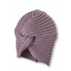 STERNTALER Turban pletený s uzlom purple dievča veľ. 45 cm- 6-9 m