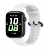 eses Silikónový hladký remienok pre Honor Watch 5 - Biely