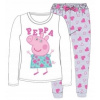 Pyžamo, župán - Eplusm pyžamy veľkosť 116 biela, ružová, šedá, tyrkysová, viacfarebná (Peppa Pieppa Piems Long Children's Ruckve 116)