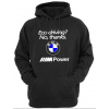 Pánska mikina s kapucňou BMW E30 Fruit of the Loom XL ČIERNA VYPR
