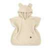 Baby Nellys Detské mušelínové pončo lux s kapucňou Teddy rýchloschnúce béžové Veľ. 110/122