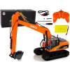 mamido Profesionálne pásové rýpadlo R/C 15 Funkcia 2.4G 1:14 diaľkové ovládanie
