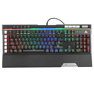 Marvo KG965G, klávesnica US, herná, modré spínače typ drôtová (USB), čierna, mechanická, RGB podsvietenie KG965G PRO