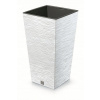 Kvetináč plast biely Prosperplast 26,5 cm x 26,5 x 50 cm