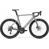 Cestný bicykel MERIDA REACTO 8000 2025 Veľkosť rámu: L na výšku postavy 185-191 cm šedý(strieborný)