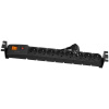 Acar S8 FA Rack 5m kabel, 8 zásuvek, přepěťová ochrana, do racku, černá ppacars8-5rack