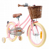 Detský bicykel 16 vintage retro PRE DIEVČATKO, dáma + prútený košík