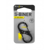 Karabínka na kľúče Nite Ize S-Biner 2 Slide Lock - black
