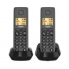 BAZAR - Gigaset Basic 100 Duo Black - Poškozený obal (Komplet)