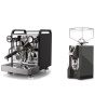 Rocket Espresso Mozzafiato FAST V, black + Eureka Mignon Specialita, CR anthracite