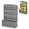 DOOR POCKETS 6021 Závesný organizér do skriniek 39 x 28,8 cm, šedý