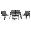 Springos Záhradný set nábytku GF0120 čierny