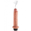 Realistické striekajúce dildo King Cock 7