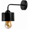 BERGE Nástenná lampa 1x E27 HRNČEK ČIERNY