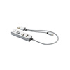 Adaptér USB C-A OTG HUB+čítačka YENKEE YHC 103SR