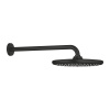 GROHE Tempesta 250 Professional - Hlavová sprcha, 1 prúd, set so sprchovým ramenom 380 mm, čierna matná 266682430