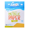 Dekoračný papier A4 Metallic žltý 250 g, sada 10 ks