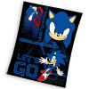 Carbotex Detská deka Nezastaviteľný Ježko Sonic 130x170 cm