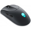 DELL AW720M Alienware herná myš (545-BBDN) WiFi (USB prijímač) / Bluetooth / Optická (26000 dpi) / Skrolovacie koliesko / Čierna