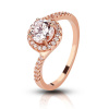 Emporial prsteň Elegance 14k ružové zlato Velikost: 8 (EU: 57-58)