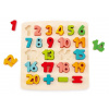 Hape vkladacie puzzel čísla