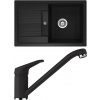 Set Schock S30-1 (dřez Lima D-100S Onyx + baterie Cosmo Onyx)