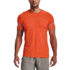 Pánske tričko Under Armour Rush Emboss Short Sleeve - papaya/pewter - Oranžový (S)